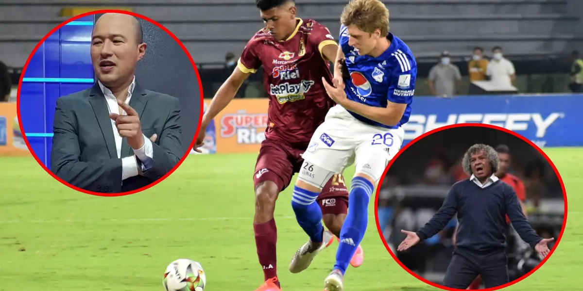 Ni Gamero llegó a tanto, la excusa de Jorge Bermúdez por derrota de Millonarios