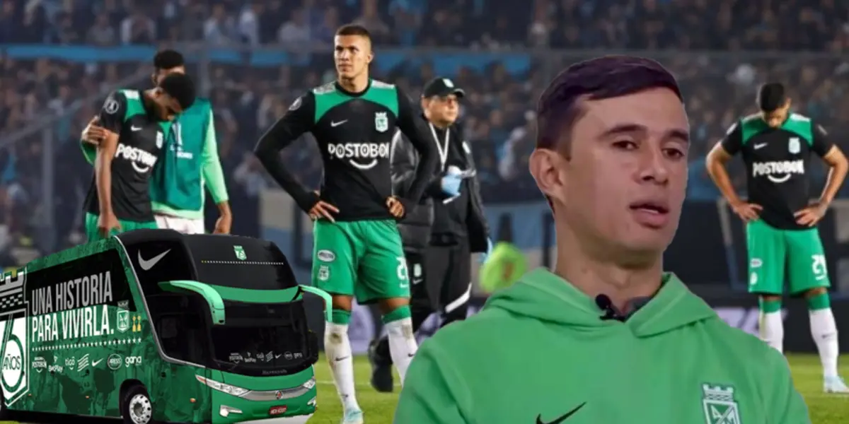 Ni ha empezado la liga Betplay y Jhon Bodmer lo bajó del bus de Atlético Nacional