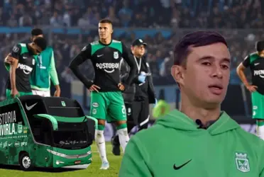 Ni ha empezado la liga Betplay y Jhon Bodmer lo bajó del bus de Atlético Nacional