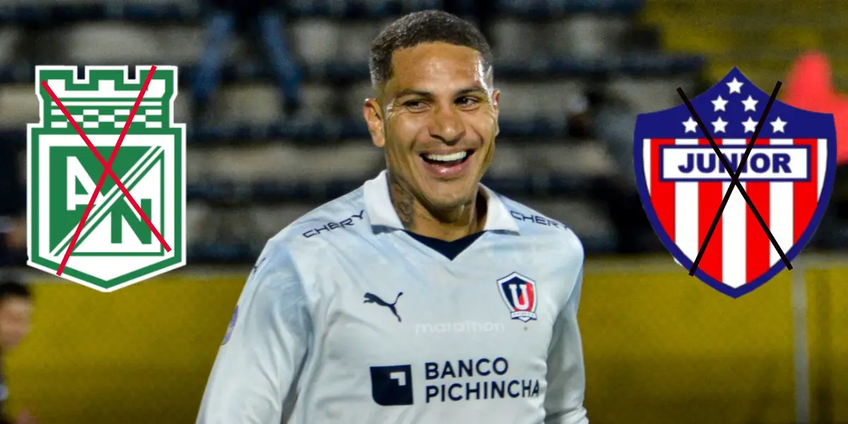 Ni Junior ni Nacional, el grande de Colombia que podría fichar a Paolo Guerrero