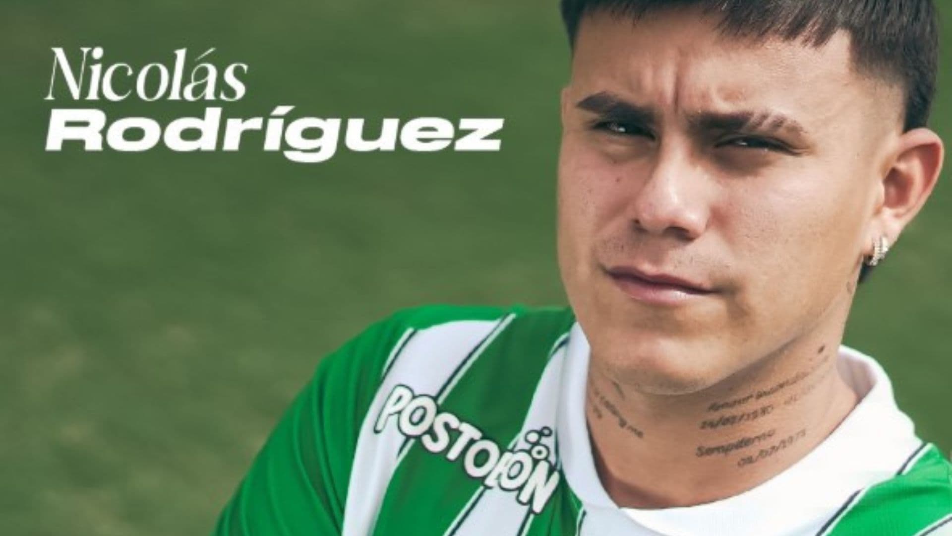Nicolás Rodríguez, nuevo jugador de Atlético Nacional - Instagram @nacionaloficial