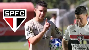 No aprende James Rodríguez y así quedó en vergüenza con el Sao Paulo de Brasil