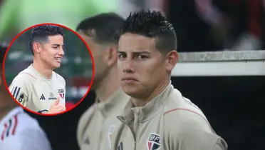 No aprende James Rodríguez y el nuevo problema que armó en Sao Paulo de Brasil