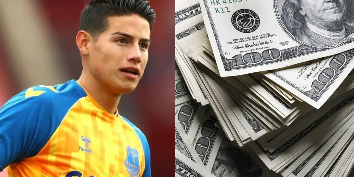 No daban más que 75.000 MDP por James Rodríguez pero tras volverse un crack en Everton su valor se fue a los cielos y esto cuesta actualmente el 10 colombiano. 