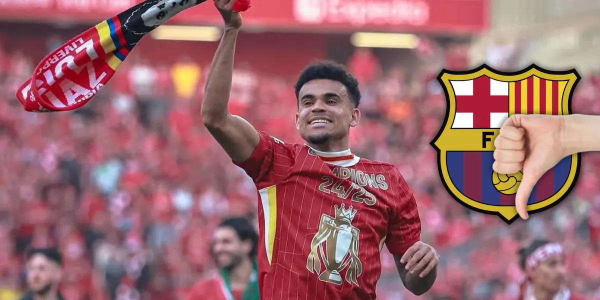 ¡No es el Barça! Este club va con todo por Luis Díaz Foto: Luis Díaz, Escudoteca y Pexels