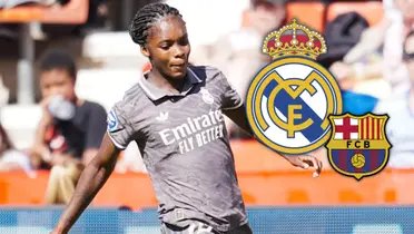 No gana millones, pero Linda fue gigante: así amargó al Barcelona en el clásico femenino. Foto: Escudoteca y Real Madrid Femenino