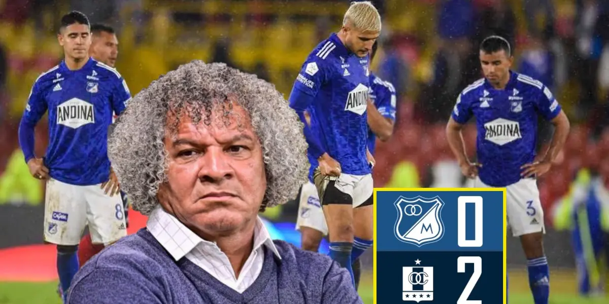 No hacen gol ni al arcoíris y la reacción de Gamero tras derrota de Millonarios