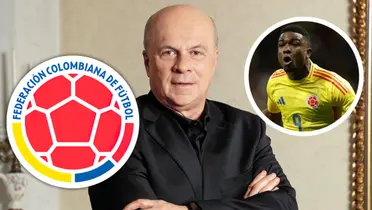 No le gustó nada: así reaccionó Vélez al reemplazo de Jhon Córdoba en Colombia Foto: Escudoteca, CAV y FCF