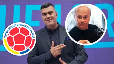 No pasó desapercibido: Vélez y Eduardo Luis lo elogiaron al aire y pidieron su llamado a la Selección. Foto: Captura de Win Sports, Escudoteca y RCN