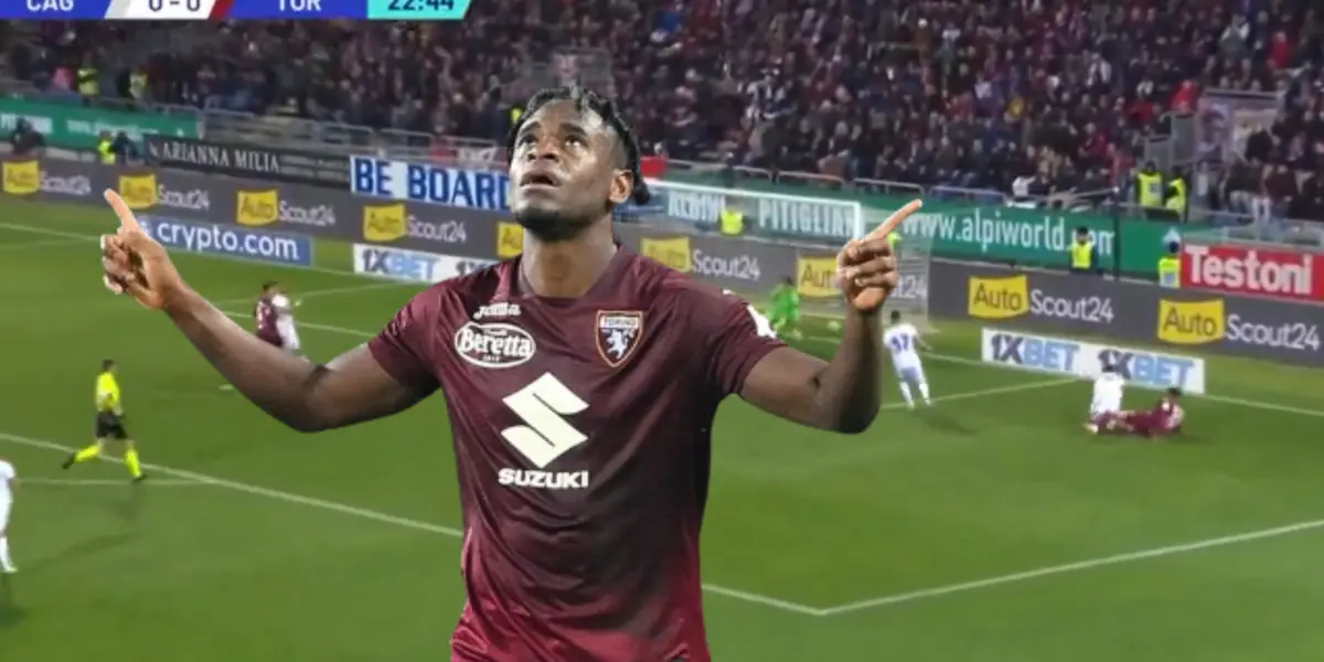 Nuevo gol de Duván Zapata en la Serie A.