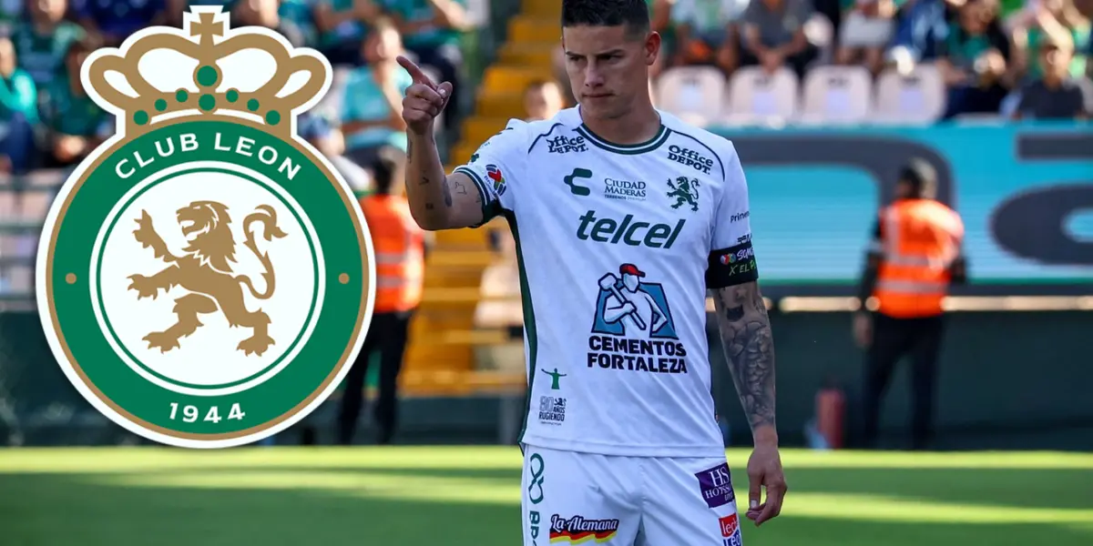 Ojo a la confesión que hizo James Rodríguez en México Foto: Club León y Escudoteca