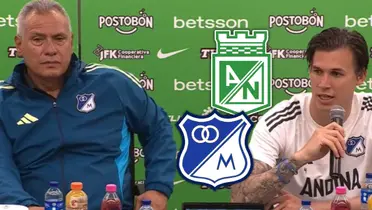 Ojo a lo que dijo Hernán Torres en Millonarios tras la derrota de hoy Foto: Captura de DIMAYOR y Escudoteca