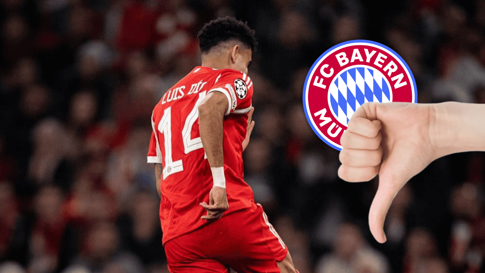 Ojo al problema que sumaría Luis Díaz en el Bayern Múnich Foto: Luis Díaz, Escudoteca y Pexels