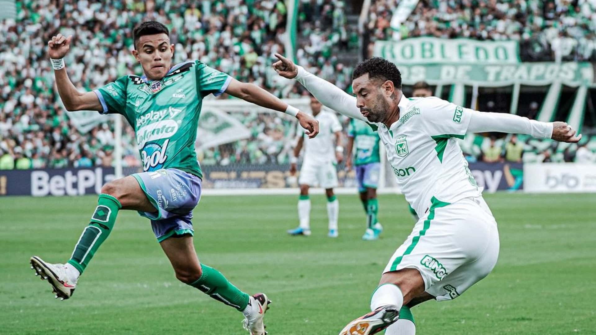 olo para verdolagas: Nacional prohíbe el ingreso de hinchas del DIM. Foto: Instagram