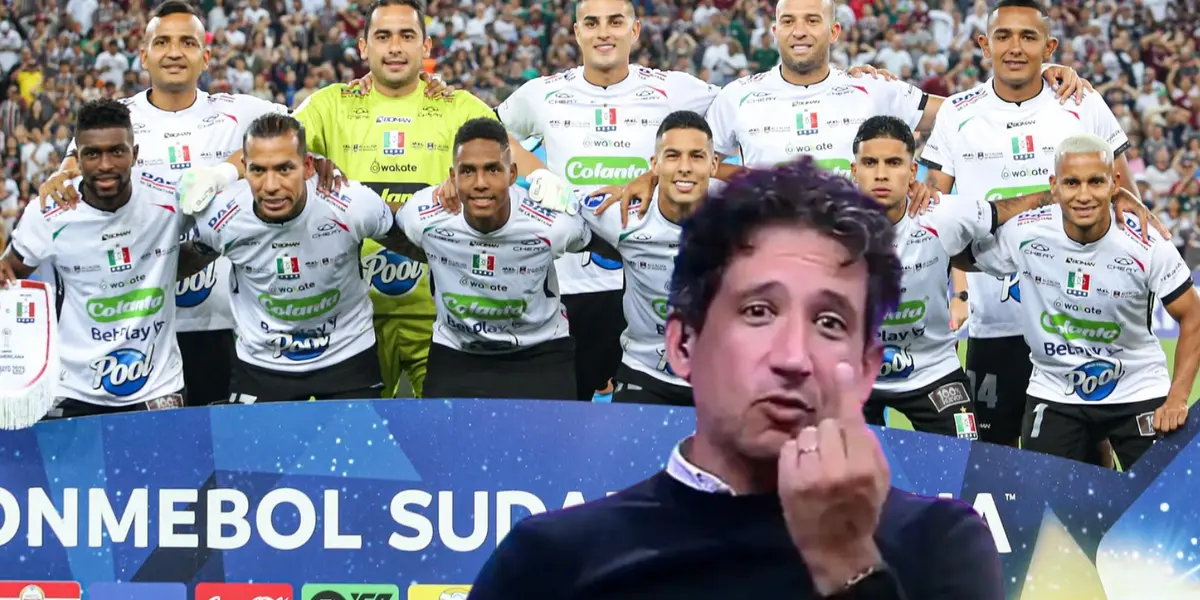 Once Caldas cayó en Brasil y enfrentará a un “comodín” en Sudamericana Foto: Captura de ESPN y Once Caldas DAF