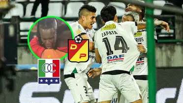 Once Caldas vs Deportivo Pereira Foto: Once Caldas DAF y Captura de X