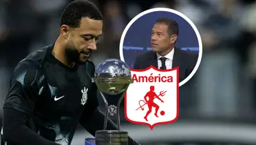 Oscar Córdoba y el picante mensaje a Corinthians que ya hace eco en Brasil Foto: CONMEBOL, Corinthians, Escudoteca y ESPN