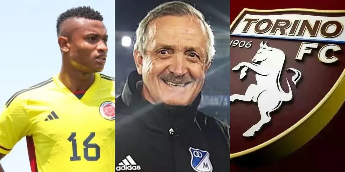 Óscar Cortés de Millonarios FC en el radar del Torino de Italia.