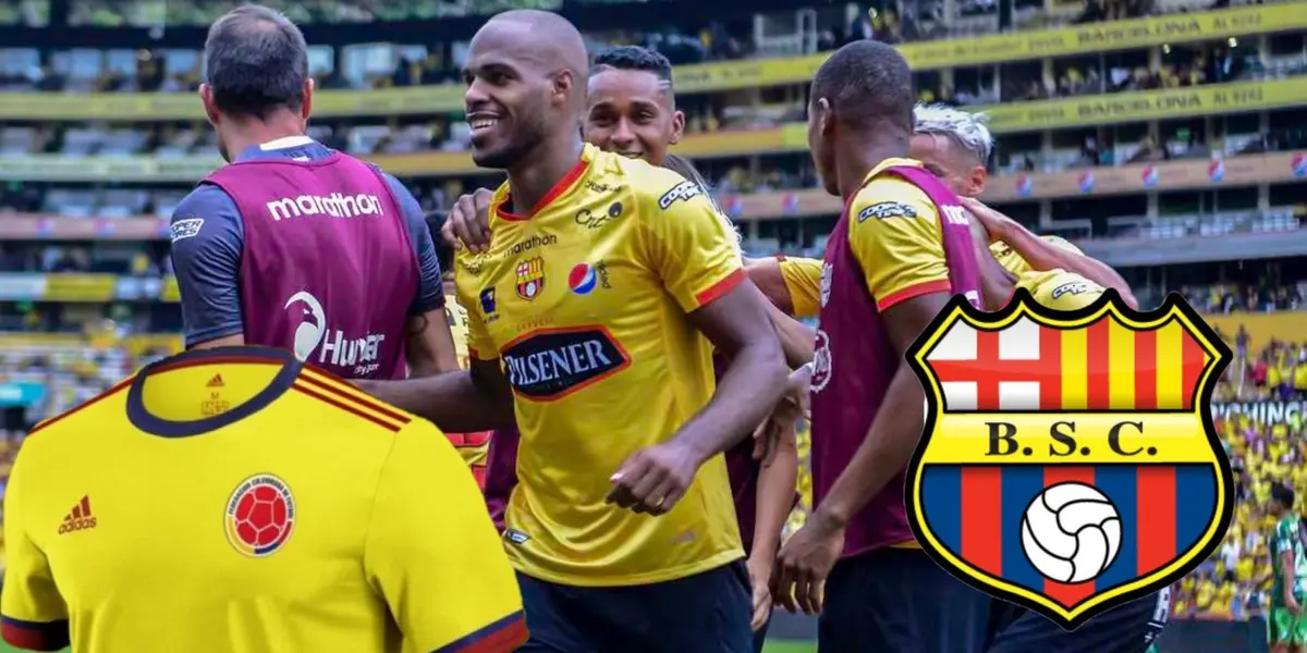 Óscar Estupiñán en Barcelona SC- Fotos: El Universal, Pinterest