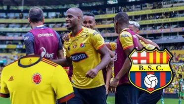 Óscar Estupiñán en Barcelona SC- Fotos: El Universal, Pinterest