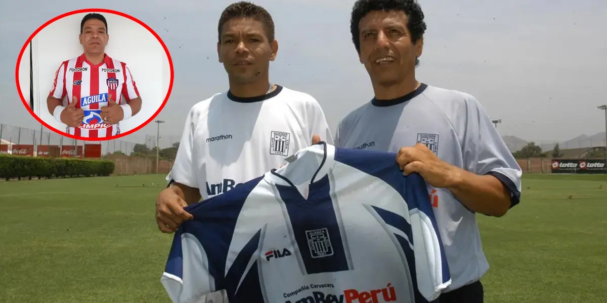 Oswaldo Mackenzie con la camiseta de Alianza Lima- Fotos: El Heraldo y Líbero 