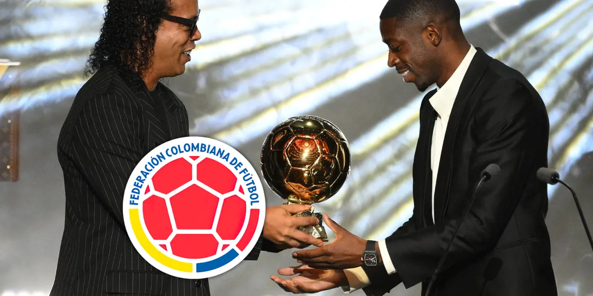 Ousmane Dembélé y conoce los colombianos que le han acompañado en su carrera Foto: Ballon D Or y Escudoteca