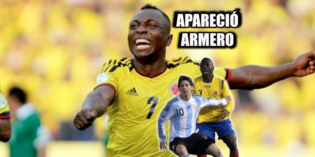 Pablo Armero apareció de manera sorpresiva en un lugar de Colombia.