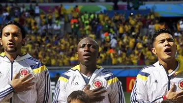 Pablo Armero jugando con la Selección Colombia