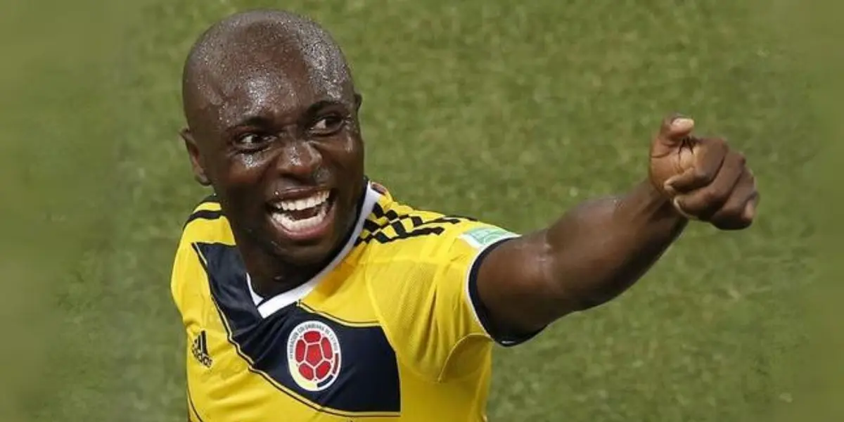 Pablo Armero jugando con la Selección Colombia. Foto tomada del portal www.milenio.com