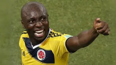Pablo Armero jugando con la Selección Colombia. Foto tomada del portal www.milenio.com