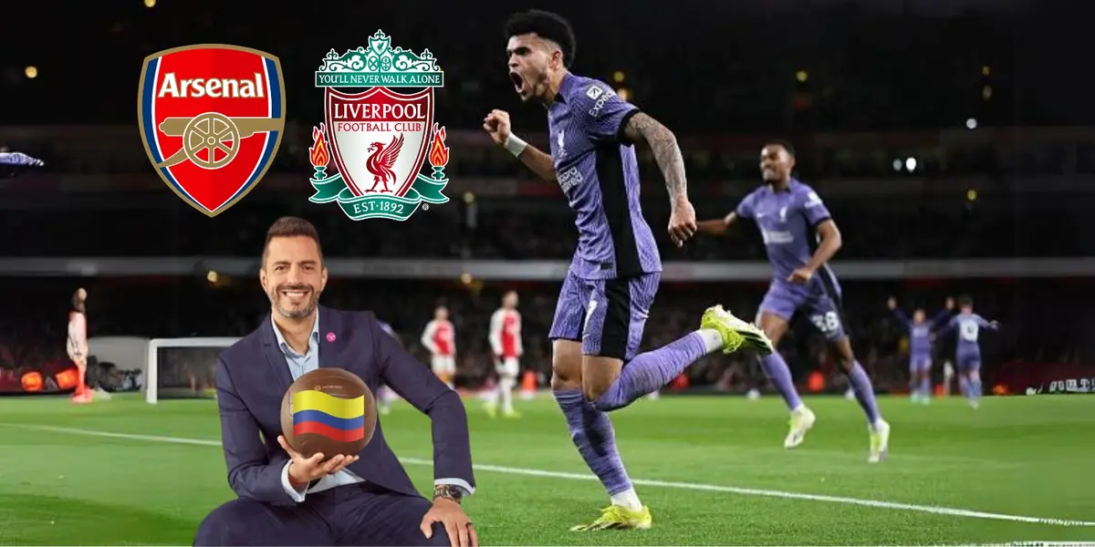 Pablo Giralt otra vez con especiales elogios al colombiano Luis Díaz.