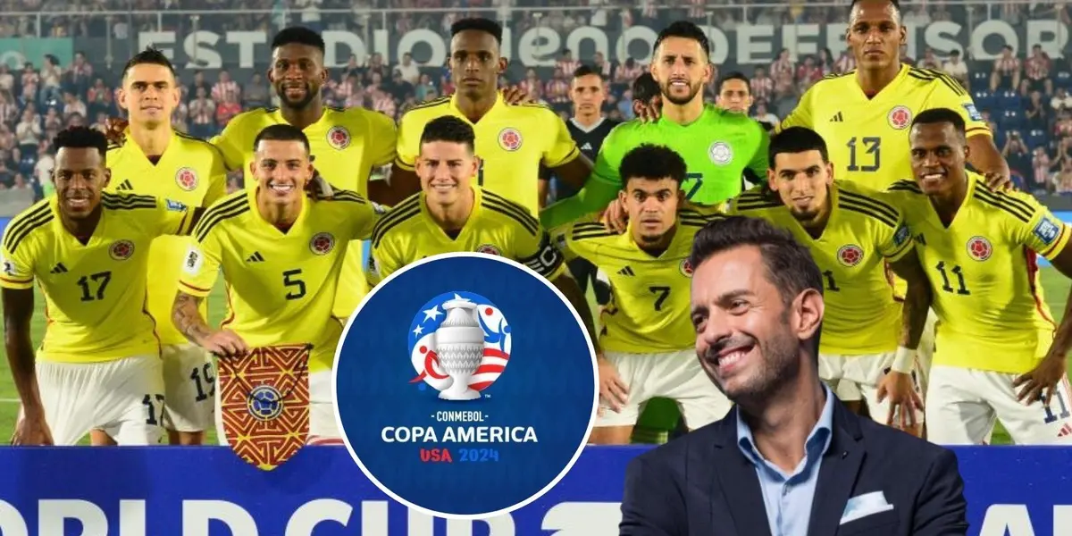 Pablo Giralt reaccionó por la Selección Colombia y el sorteo de la Copa América USA 2024.
