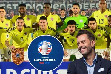 Pablo Giralt reaccionó por la Selección Colombia y el sorteo de la Copa América USA 2024.