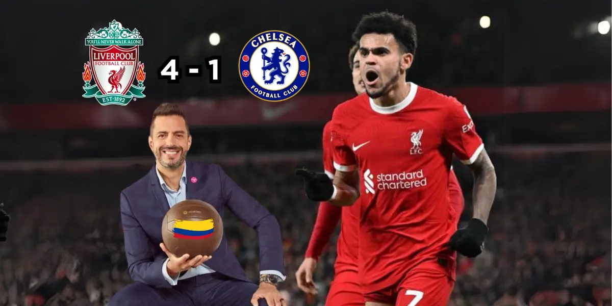 Pablo Giralt se rindió a los pies de Luis Díaz en el Liverpool.