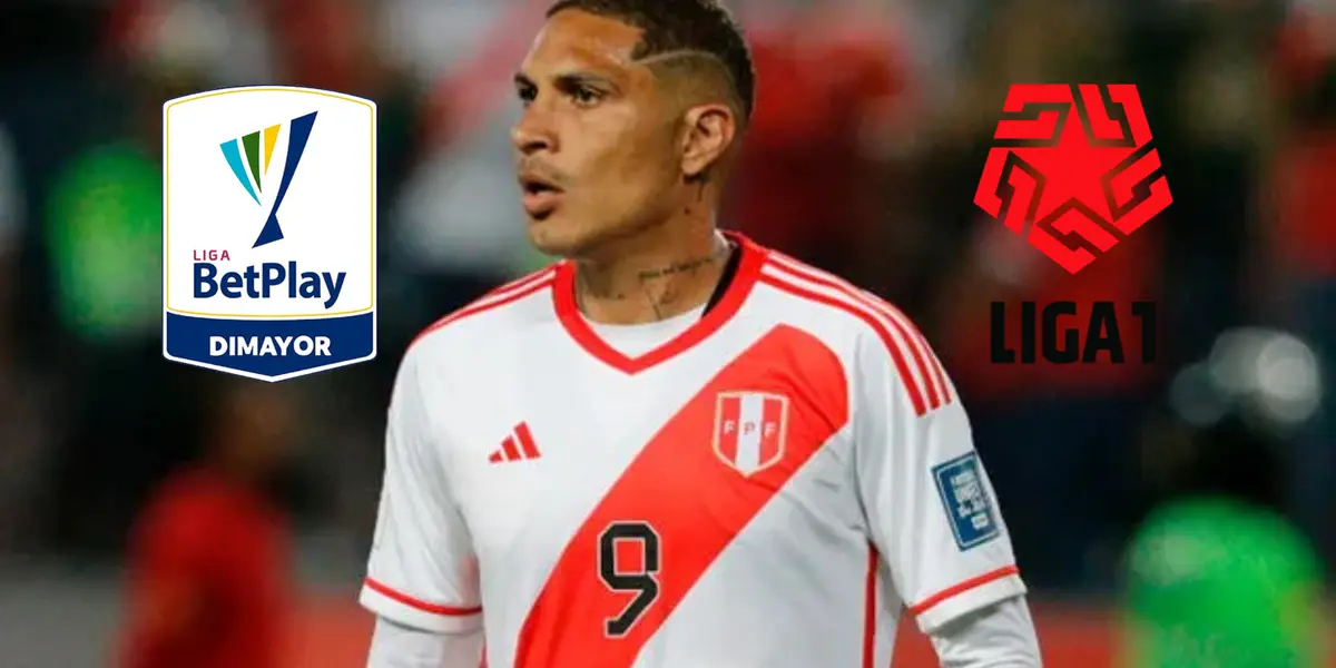 Paolo Guerrero con la camiseta de la Selección Peruana.