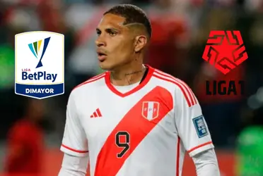 Paolo Guerrero con la camiseta de la Selección Peruana.