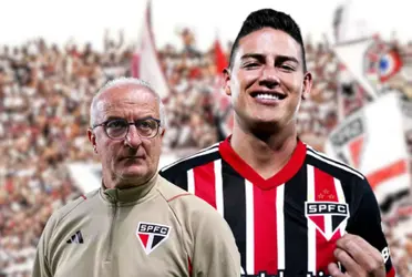 Parece que por fin Dorival encontró el sitio perfecto para poner a James Rodríguez