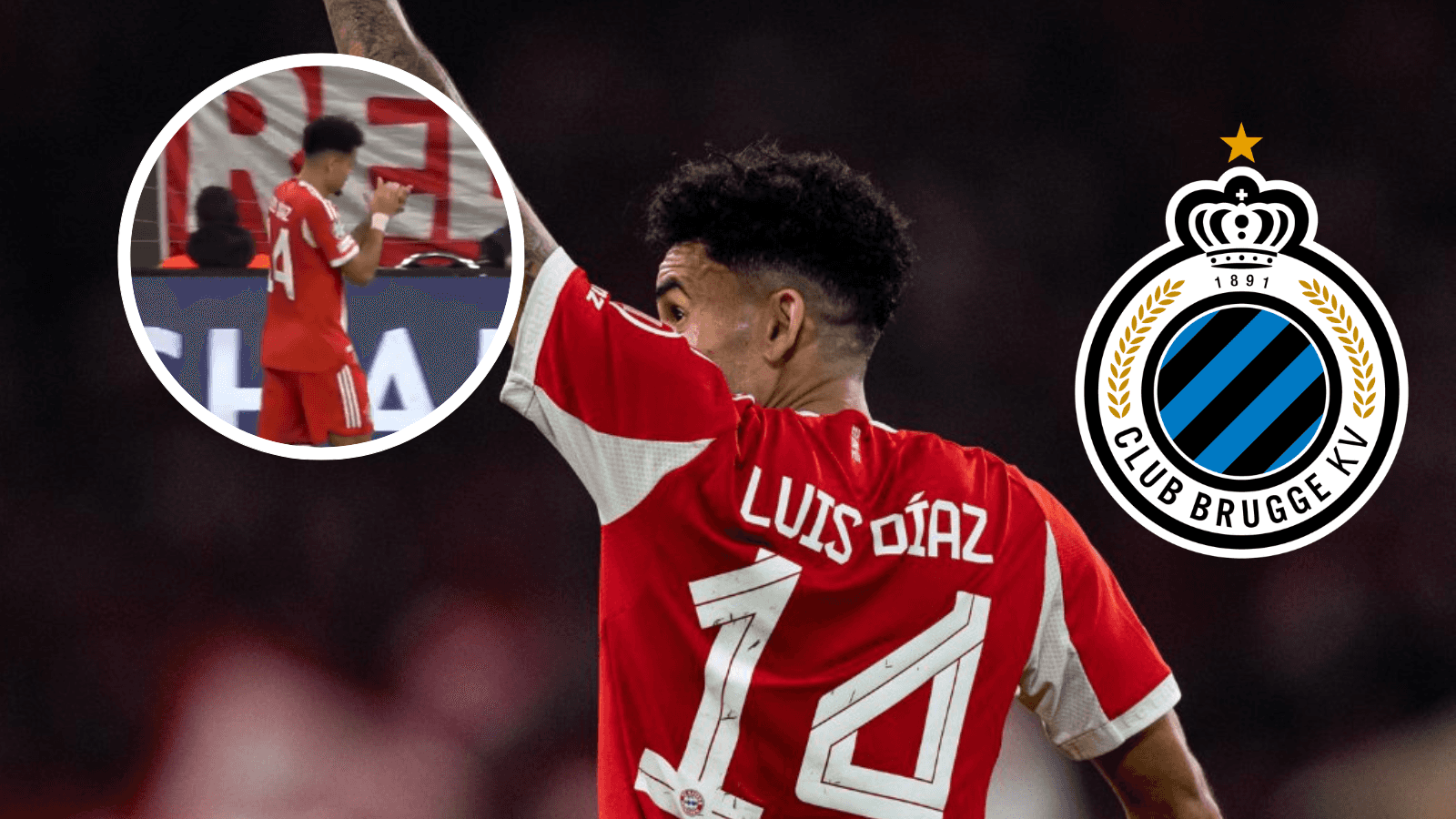 Partidazo de Lucho y mira sus numeros esta tarde en la Champions Foto: FC Bayern, Captura de ESPN y Escudoteca