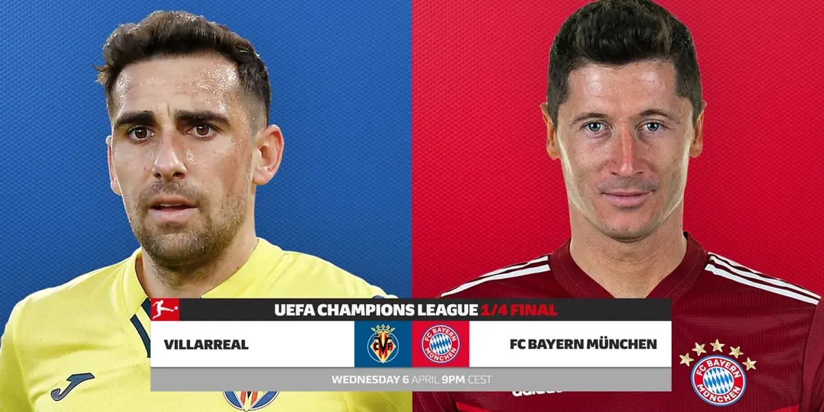 Partido de ida por los cuartos de final de UEFA Champions League, el Submarino amarillo recibe al Bayern alemán.