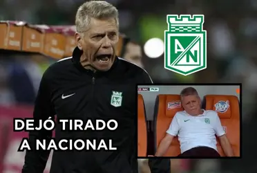 Paulo Autuori es un entrenador que dejó tirado a Atlético Nacional.