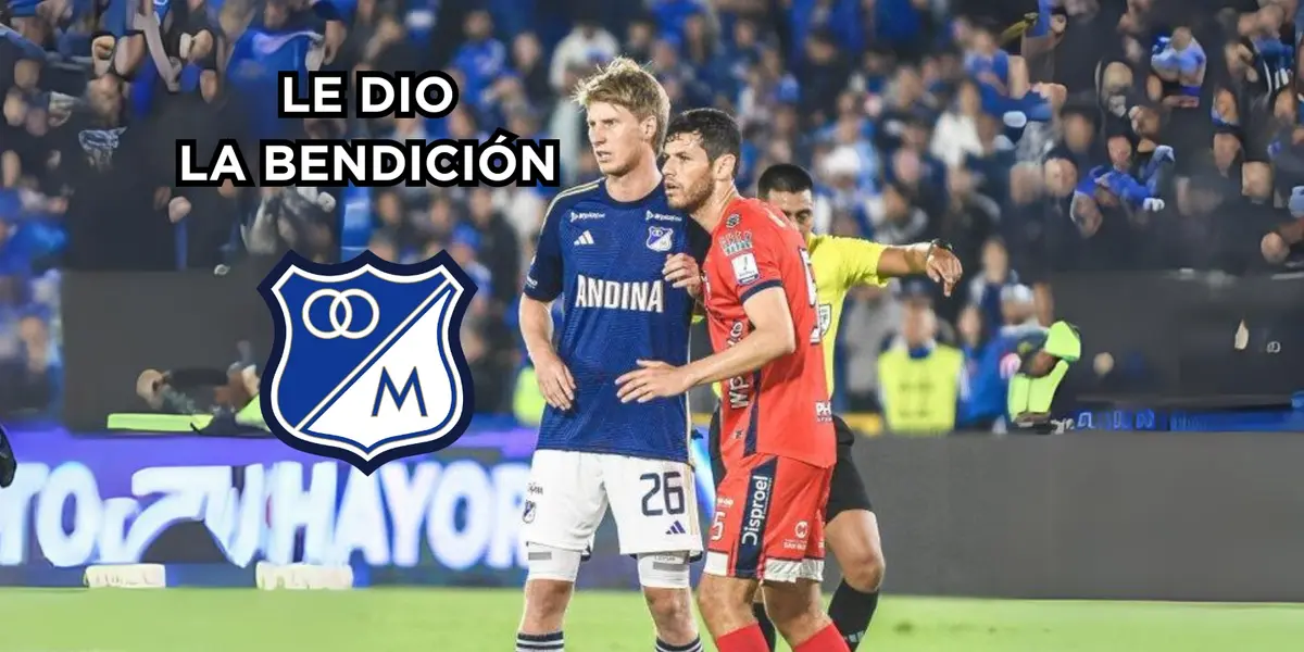 Pedro Franco tuvo un emotivo gesto con Andrés Llinás de Millonarios FC.
