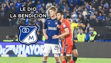 Pedro Franco tuvo un emotivo gesto con Andrés Llinás de Millonarios FC.