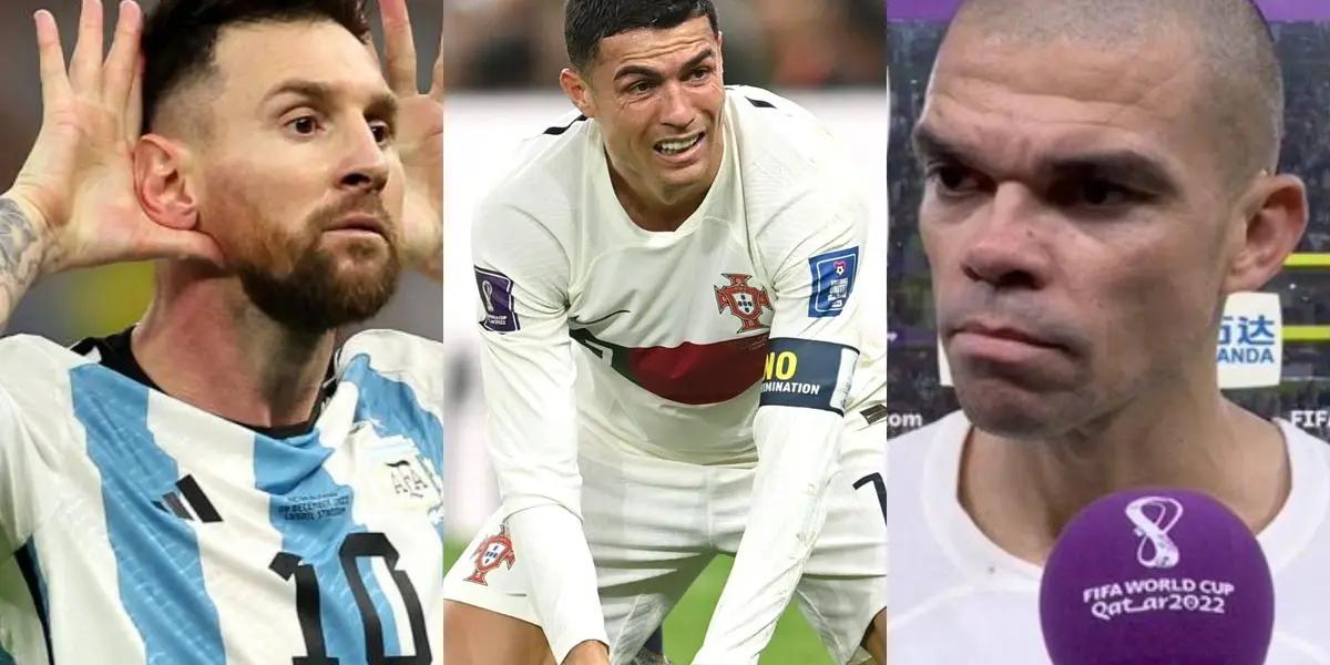 Pepe armó una polémica de la Selección Portugal tras ser eliminados y metió a Lionel Messi en el lío.