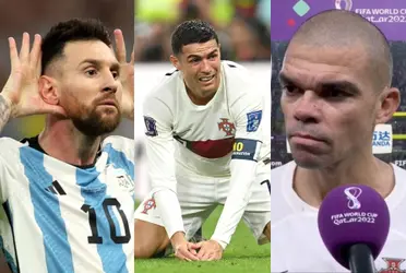 Pepe armó una polémica de la Selección Portugal tras ser eliminados y metió a Lionel Messi en el lío.