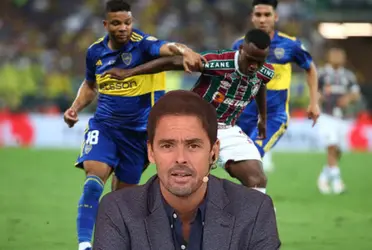 Periodista argentino opinó sobre el delantero colombiano en la final de la Libertadores. 