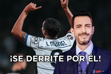 Periodista argentino se derritió por Muriel en el empate de Atalanta.
