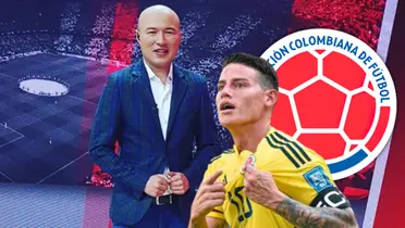 Picante mensaje del Patrón Bermúdez a James Rodríguez sobre su futuro en la Selección Colombia Foto: James Rodríguez, Escudoteca y Captura de ESPN