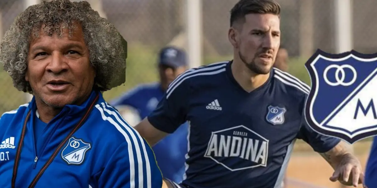 Pinta para goleador y lo que dijo Santiago Giordana tras debutar con Millonarios