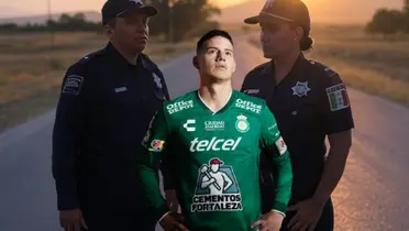 Policía Mexicana y James Rodríguez Foto: Grox y James Rodríguez