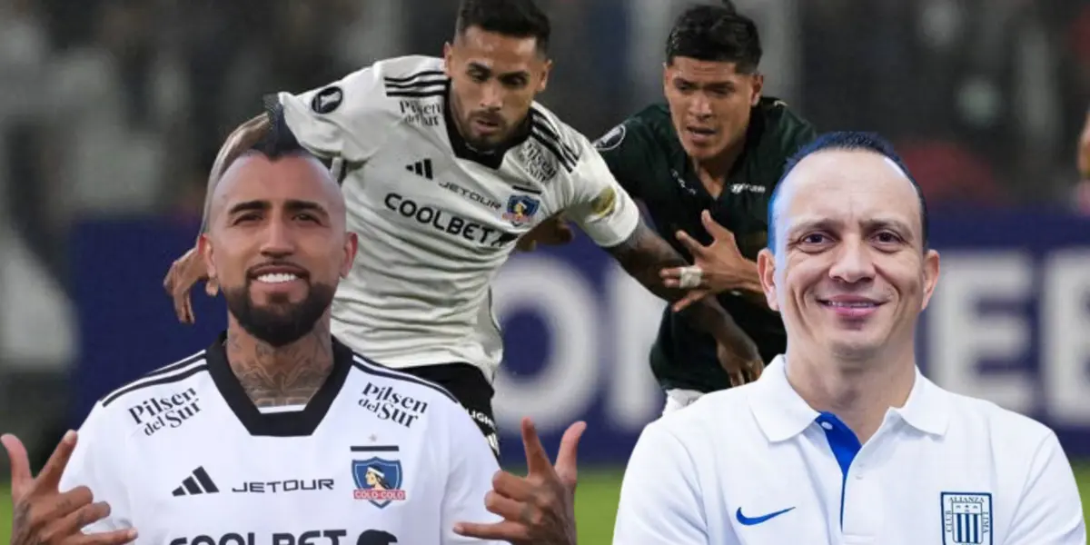 Postales del último duelo entre Alianza Lima vs Colo Colo, al lado Arturo Vidal y Alejandro Restrepo. FOTO: La República